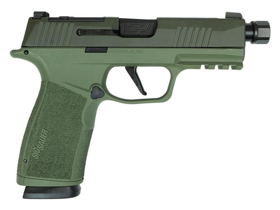 Sig Sauer P365 XMacro Handgun 9mm Luger 17rd Magazines (2) 3.7" Barrel Two Tone Green TB