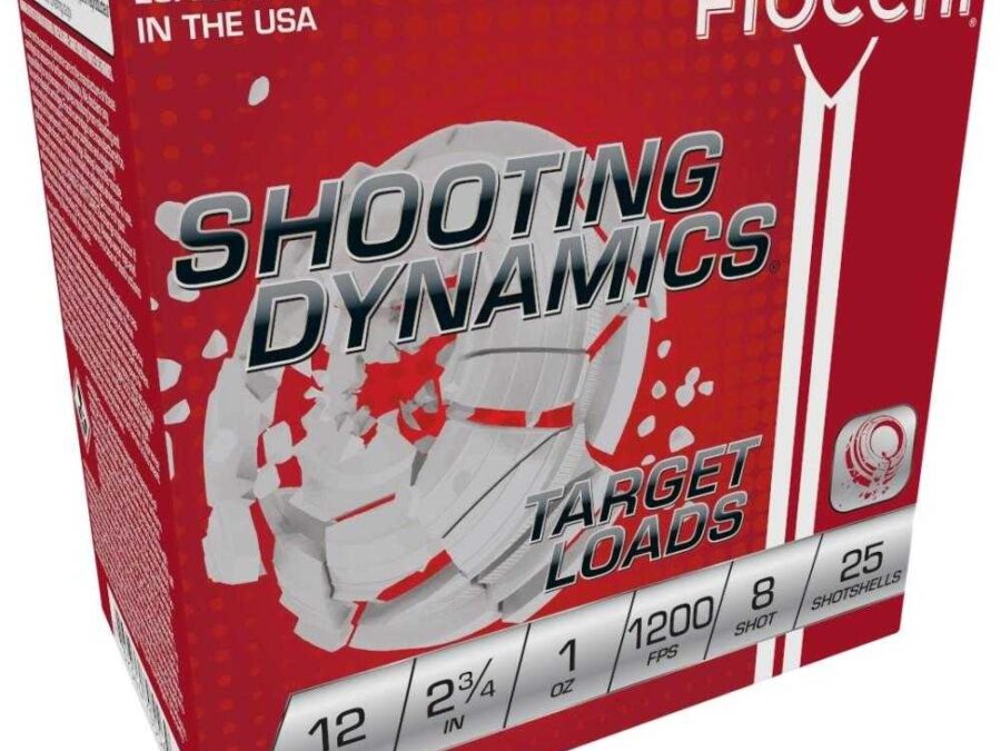Fiocchi Exacta Heavy Shooting Dynamics Shotshells 12 ga 2-3/4 in 1oz 1200 fps #8 25/ct