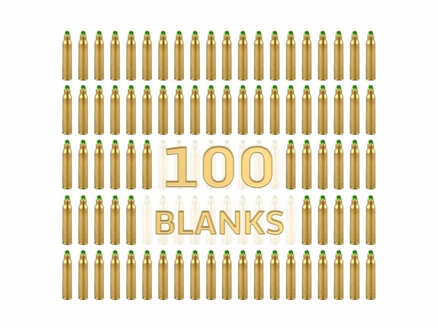 F5 MFG M200 Mil Spec 5.56 Blanks - 100 Cartridges | Bulk Packaging