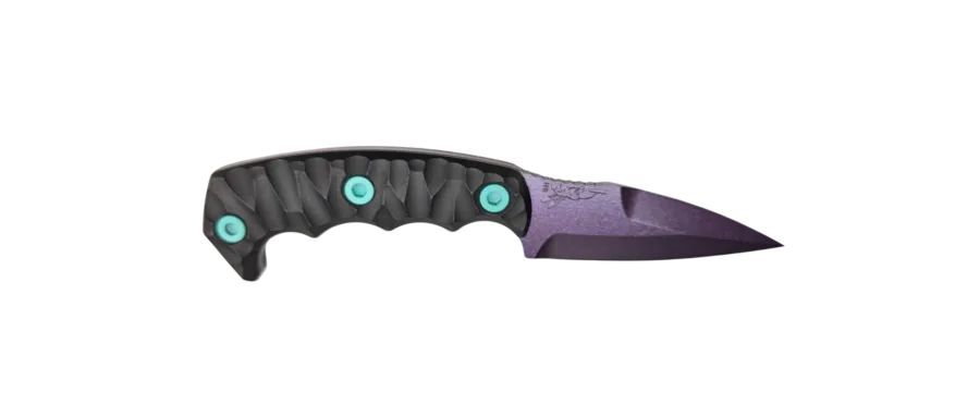HALF FACE BLADES HUMINT COSMIC 3" BLADE, 8"OA, CPM S45VN STEEL, MICARTA GRIP