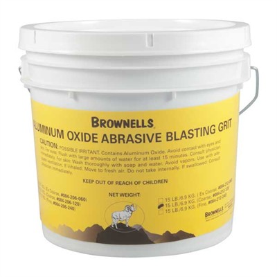 ALUMINUM OXIDE ABRASIVE BLASTING, COARSE, 120 GRIT, 15 LBS