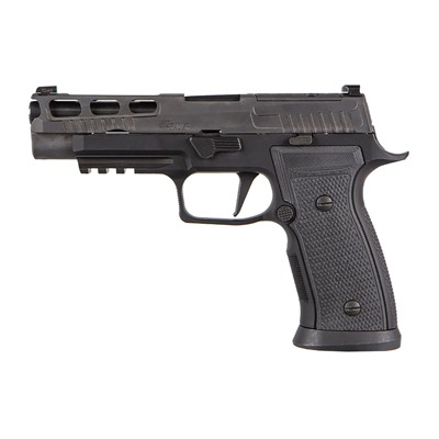 P320 AXG PRO 9MM LUGER 4.7'' BBL (2)17RD MAGS BLACK