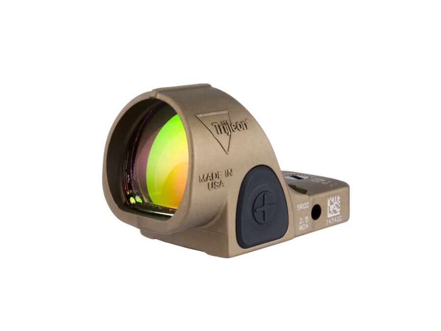 TRIJICON SRO ADJ SIGHT LED 1MOA RD BRWN