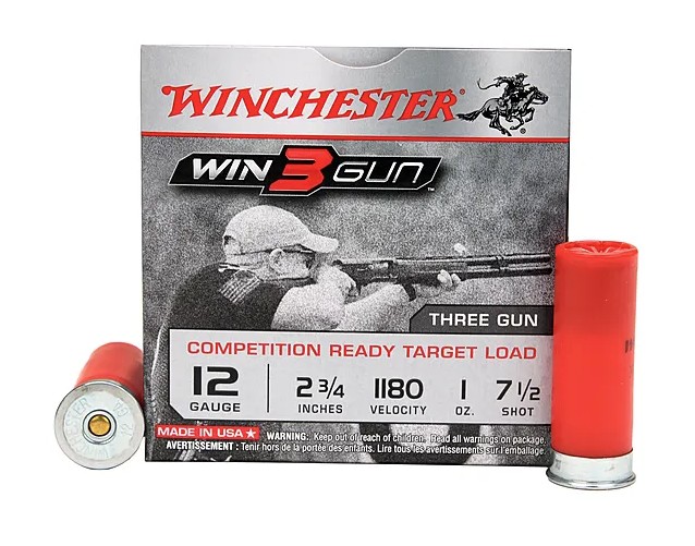Win3Gun 12Ga 2.75" 1oz #7.5 25/Bx