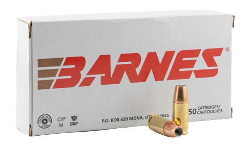 Barnes Bullets 32528   9mmLuger 115gr Semi Jacketed Hollow Point 20 Per Box/10 Case