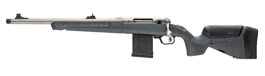 Savage Arms 32518 110 Ridge Hunter 375 Ruger 5+1 20" Heavy Barrel, Flat Dark Gray Adj LOP Synthetic Stock, Left Hand