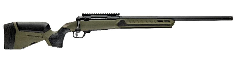 Savage Arms 32630 110 Core Predator Full Size 204 Ruger 10+1 22" Medium Heavy Fluted Barrel, Arca Rail Forend, Hunter Green AccuStock w/AccuFit V2 Synthetic Stock, Left Hand