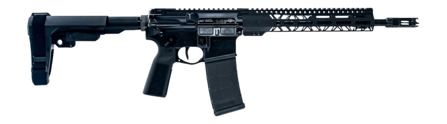 Faxon Firearms FXPRO33A125GA1075 Pro  338 ARC 30+1 12.50" Black Nitride Match Grade Threaded Barrel, Black Aluminum Receiver w/Picatinny Rail, M-LOK Handguard, Black SB Tactical SBA3 Brace, Ergonomic