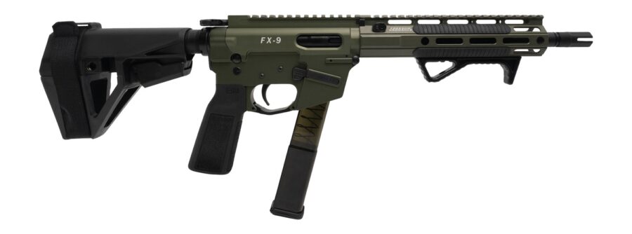 FREEDOM ORDNANCE FX9P10E-ODG 9MM 10" SBA5 BRACE