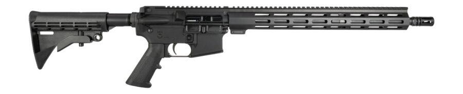 One Horse LLC  OH-15  5.56 NATO 30+1 16" Black Threaded Barrel, Black Receiver w/Picatinny Rail, M-LOK Handguard, One Horse M4 6 Position Black Polymer Stock, Black A2 Grip