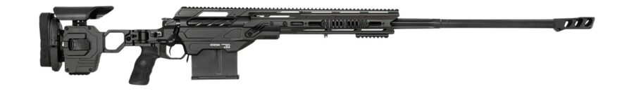 Cadex Inc CDX40DUAL37532BR40I2L4 CDX-40 SHDW 375 EnABELR 7+1 32" Black DLC Match Grade Threaded Barrel, Black DLC Aluminum Receiver w/Picatinny Rail, Adjustable Folding Black Buttstock, Black Polymer