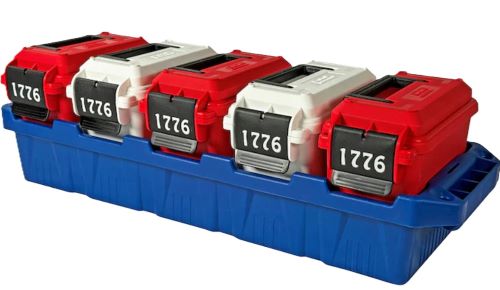 MTM 5 MINI AMMO CANS WITH - CUSTOM TRAY AMERICA 250 EDTN