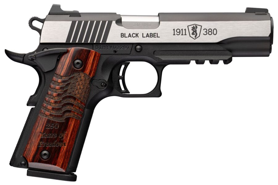 BRO 1911-380 BLACK LABEL MEDALLION 250 380ACP 4.2