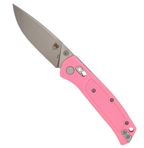 COBRATEC EDC SCOUT BAR LOCK - 3.12" PINK STAINLESS STEEL