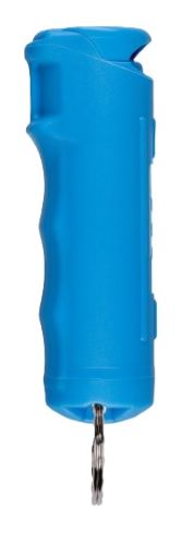 SABRE PEPPER GEL WITH FLIP TOP - SAPPHIRE BLUE W/RING 25 BURSTS