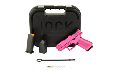 GLOCK 43X 9MM 10RD BUBBLE GUM BW