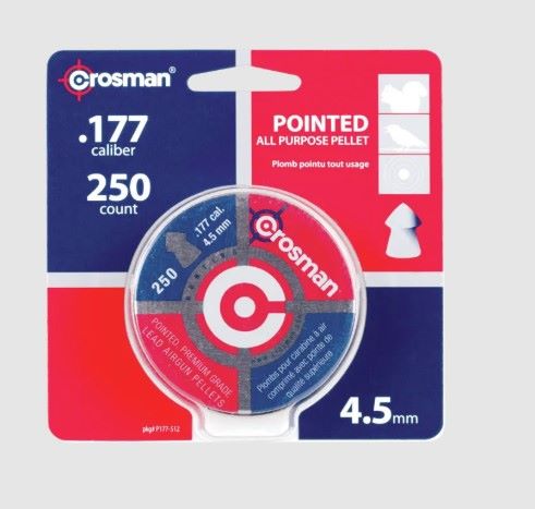 CROSMAN PELLETS 177 CAL - POINTED 7.4GR 250CT