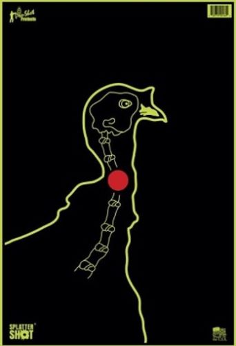 SPLATTER SHOT TARGET 12"X18" - TURKEY 8PK