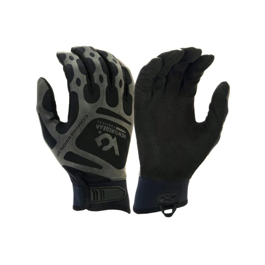 Venture Gear Tactical Compression Fit Training Gloves Black S