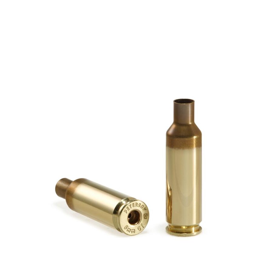 Peterson Unprimed Rifle Brass 6mm GT - 500/ct