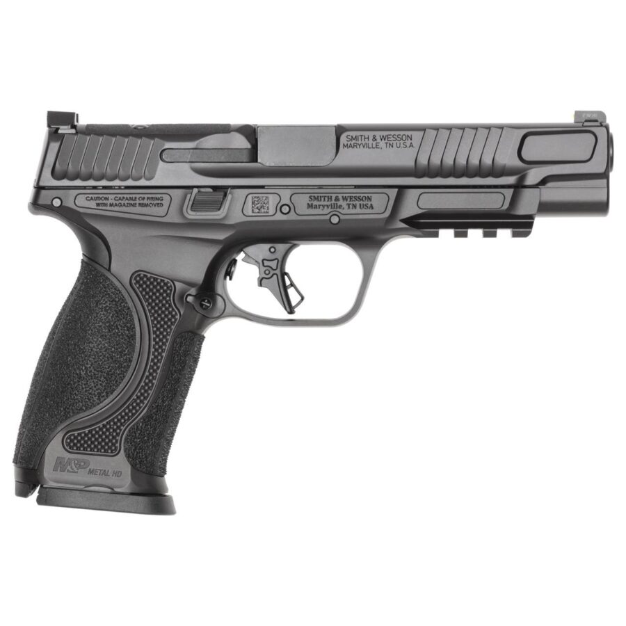 S&W M&P 9 M2.0 Metal HD Optic Ready Full Size Handgun 9mm Luger 15rd Magazines(2) 5" Barrel No Thumb Safety