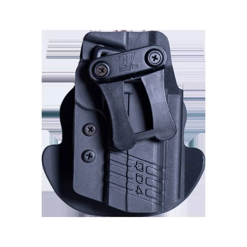 COMP-TAC QD DUAL HOLSTER KYDEX SIZE 4 1911'S AMBI OWB/IWB BLACK