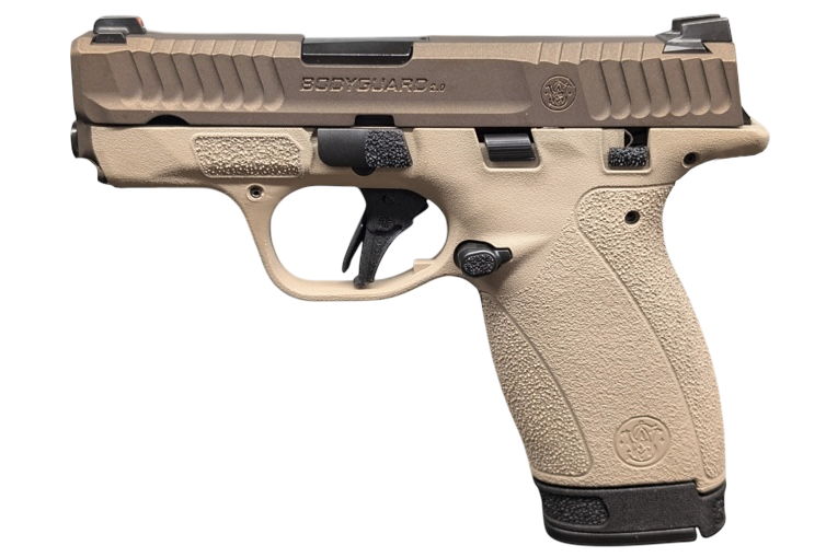 SMITH & WESSON BODYGUARD 2.0 MS 380ACP 2.75" TWO TONE TAN 1-10RD 1-12RD