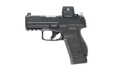 H&K VP9CC HGA 9MM 3.13IN BBL FS BLK 1-12RD 1-10RD MAG OR W/VORTEX SIGHT