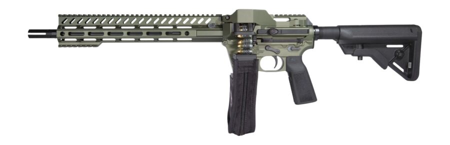 Freedom Ordance FM9D16PW-ODG FM9D  9mm Luger 33+1 14.50" Black Nitride Threaded Barrel, OD Green Anodized Receiver w/Picatinny Rail, M-LOK Handguard, B5 Bravo Black Polymer Stock, Black Polymer Grip