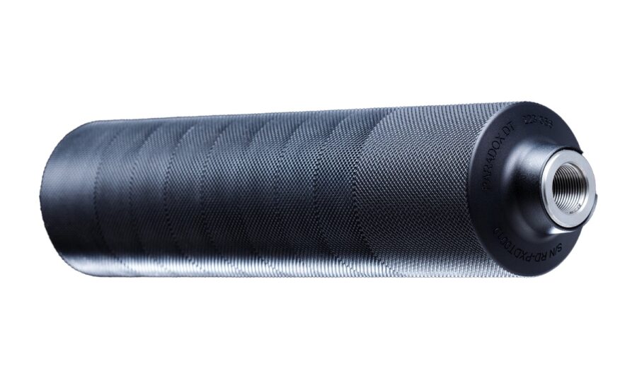 Sonicore 50100202 Paradox DT  30Cal 1.77" Black Aluminum/Stainless Steel 5/8"x24