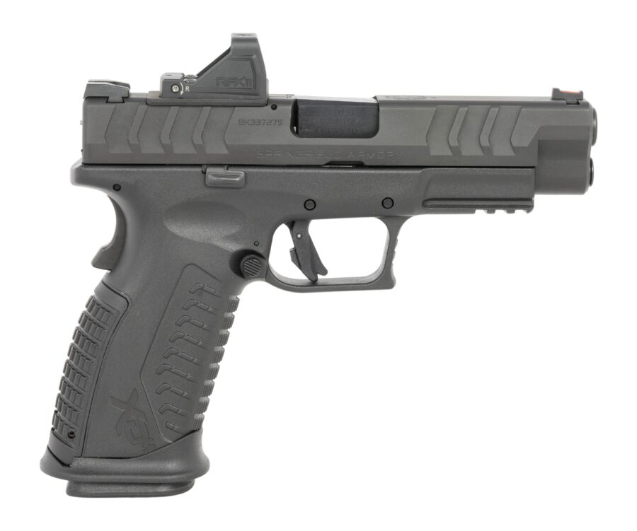 Springfield Armory XDME94510BHCOSP15PAC XD-M Elite OSP Gear Pac Full Size 10mm Auto, 15+1 4.50" Black Melonite Match Grade Barrel & Optic Ready/Serrated Steel Slide, Black Polymer Frame w/Picatinny Ra