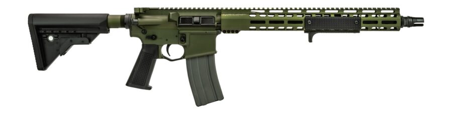 Griffin Armament MK1RECCEWHG-W MK1 RECCE 223 Wylde 30+1 16.10" Black Anodized Barrel, Warhawk Green Anodized Aluminum Receiver w/Picatinny Rail, M-LOK Handguard, Griffin Extreme Condition Black Polyme