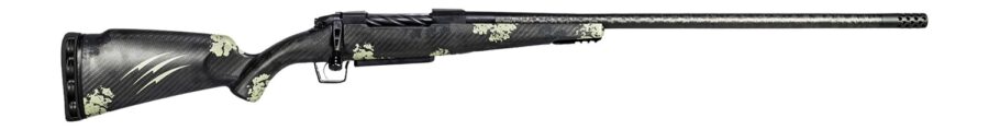 Fierce Firearms ROGSCX22CM18BF Carbon Rogue XP 22 Creedmoor 3+1 18" Carbon Fiber Match Grade Threaded Barrel, Black Cerakote Steel Drilled & Tapped Receiver, BiPod Rail Forend, Forest Camo Fixed Carbo