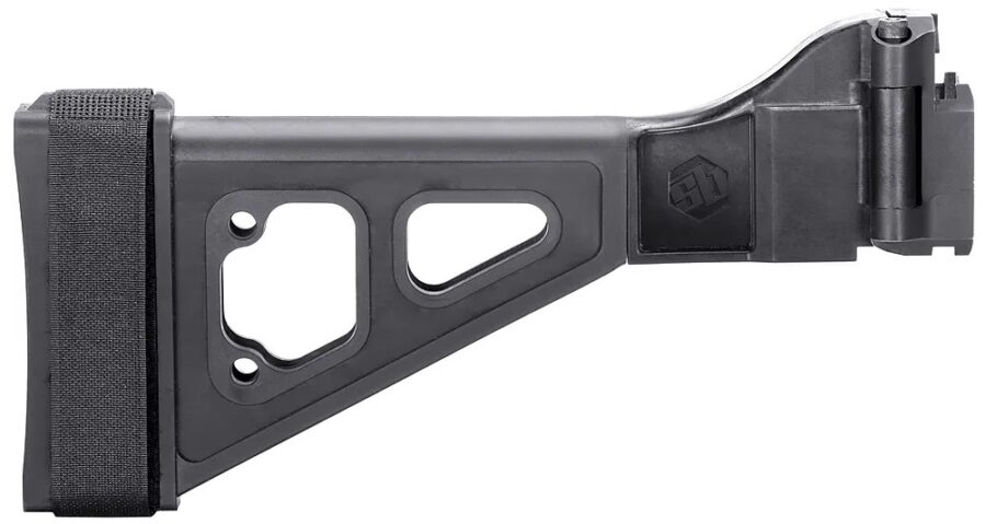 SBT CZ,EVO, Side Folding Brace, Blk Comp