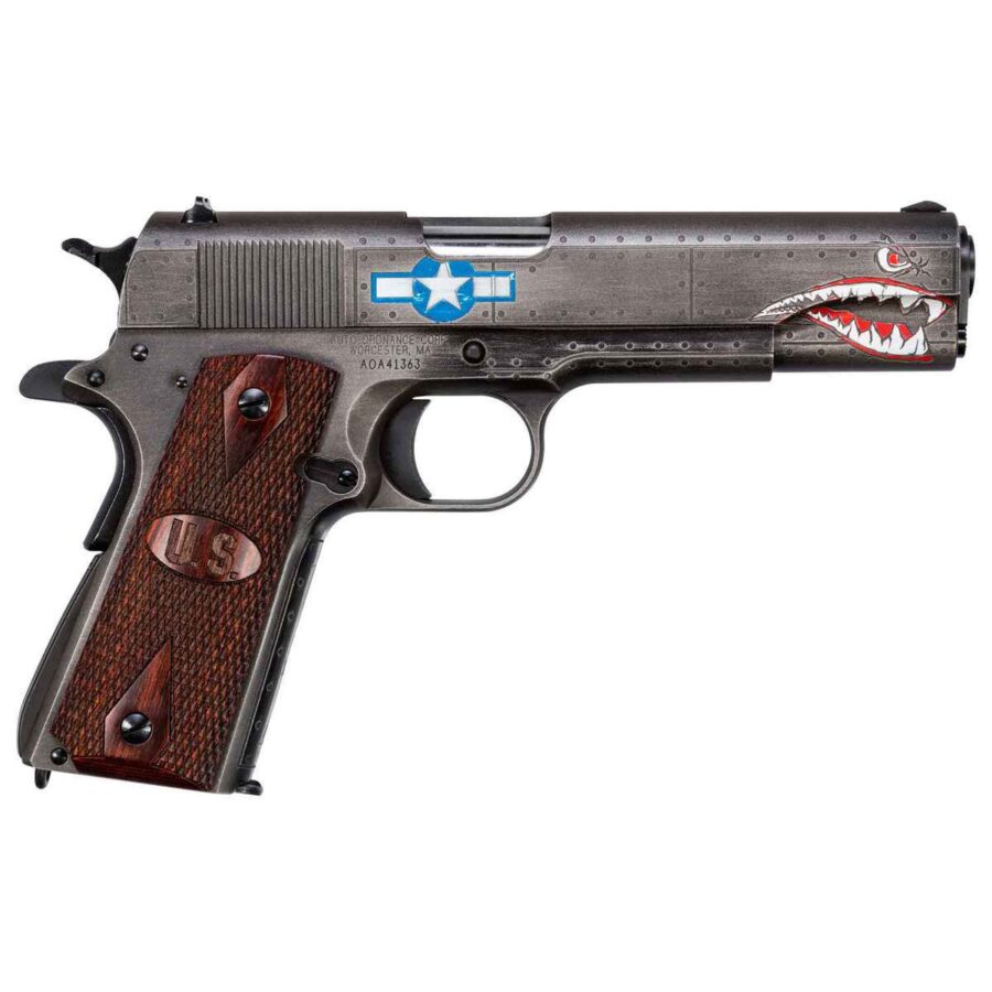 AUTO ORDNANCE 1911A1 BLUED CUSTOM SQUADRON PACKED SOLD AS USED 1911BKOWC3USED