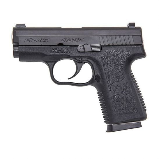 KAHR ARMS PM45 DIAMOND BLACK SLIDE W/NS PACKED SOLD AS USED PM4544NUSED