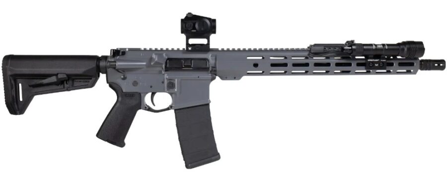 SHARK COAST TACTICAL AR15 GREY NIGHT BUNDLE-CA COMPLIANT 556 16IN BARREL 10RD    SCTARGCC