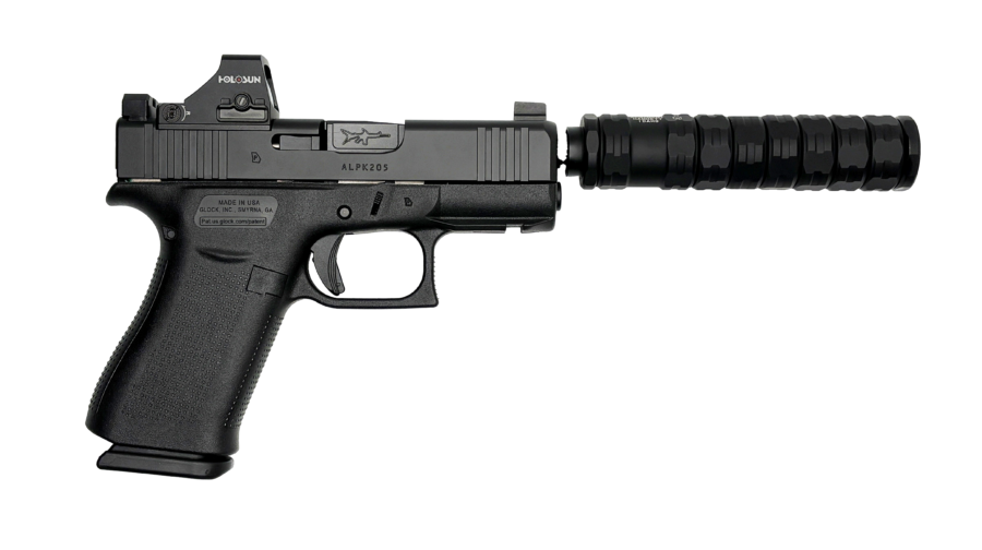 GLOCK SCT SHARK PUPPY 43X MOS 9MM 3.4IN BARREL WITH JK CCX9 PX4350201FRMOSSPBLK