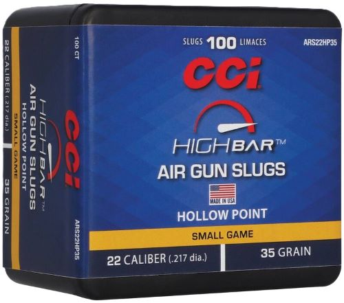 CCI HIGH BAR AIR PELLETS 22 - 35GR HP 100RD BOX 5BX/CS