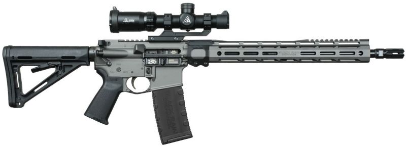 BLACK RAIN SPEC15 5.56 16" - ALPEN KODIAK 1-4X24 TUNGSTEN