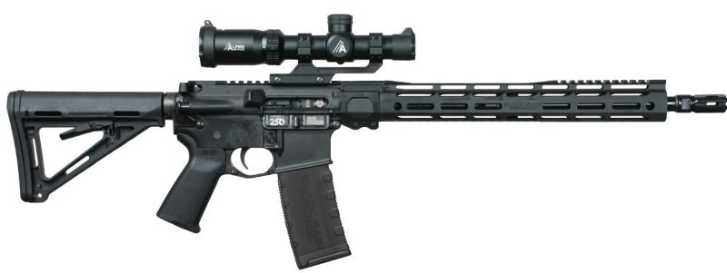 BLACK RAIN SPEC15 5.56 16" - ALPEN KODIAK 1-4X24 ARMOR BLK