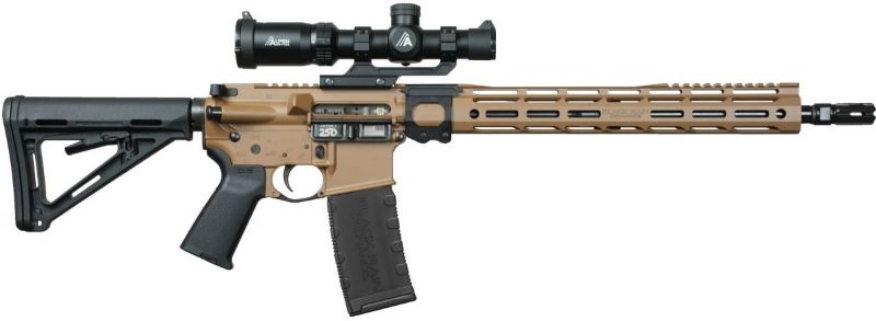 BLACK RAIN SPEC15 5.56 16" - ALPEN KODIAK 1-4X24 COYOTE TAN