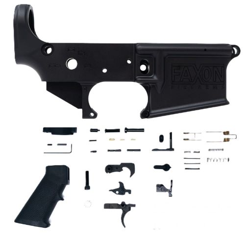 FAXON AR-15 FORGED LOWER - RECEIVER STRIPPED W/COMP KIT
