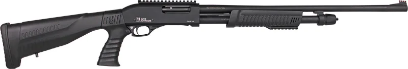 IVER JOHNSON PUMP 20GA 3" - 24" PISTOL GRIP BLACK SYNTH.