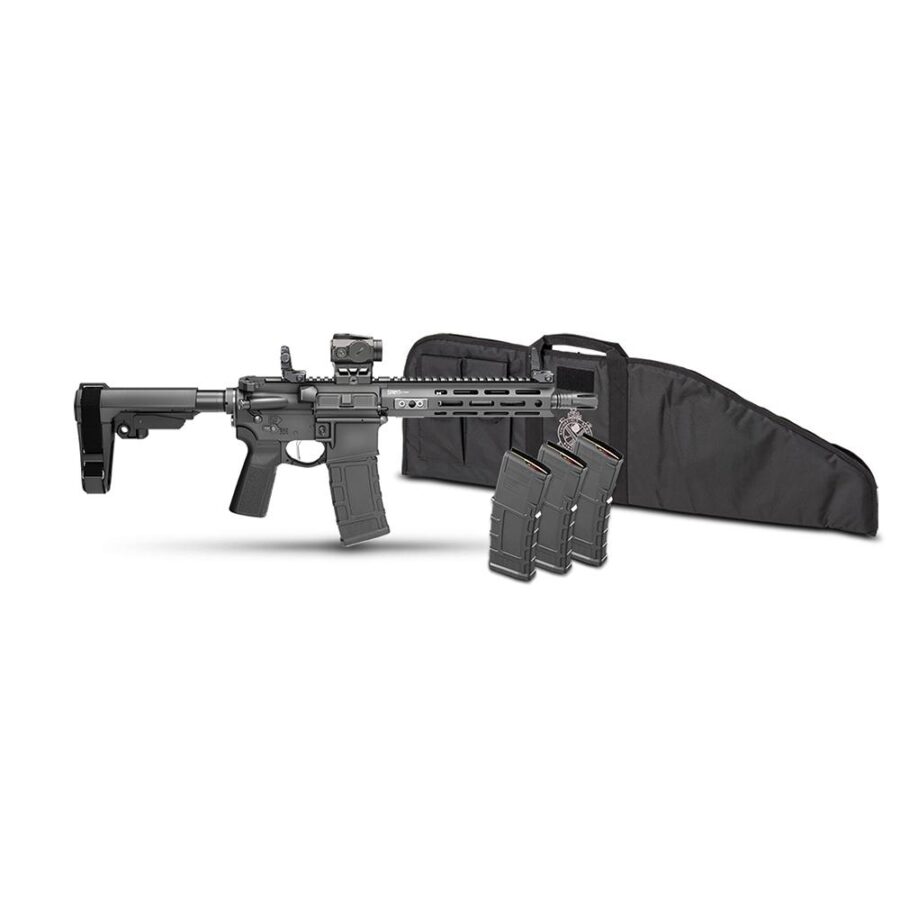 Springfield Saint Victor Gear Pac Pistol .300 BLK 30rd Magazines(4) 9.5'' Barrel SBA3 4 Brace Viridian Venta Red Dot Bag