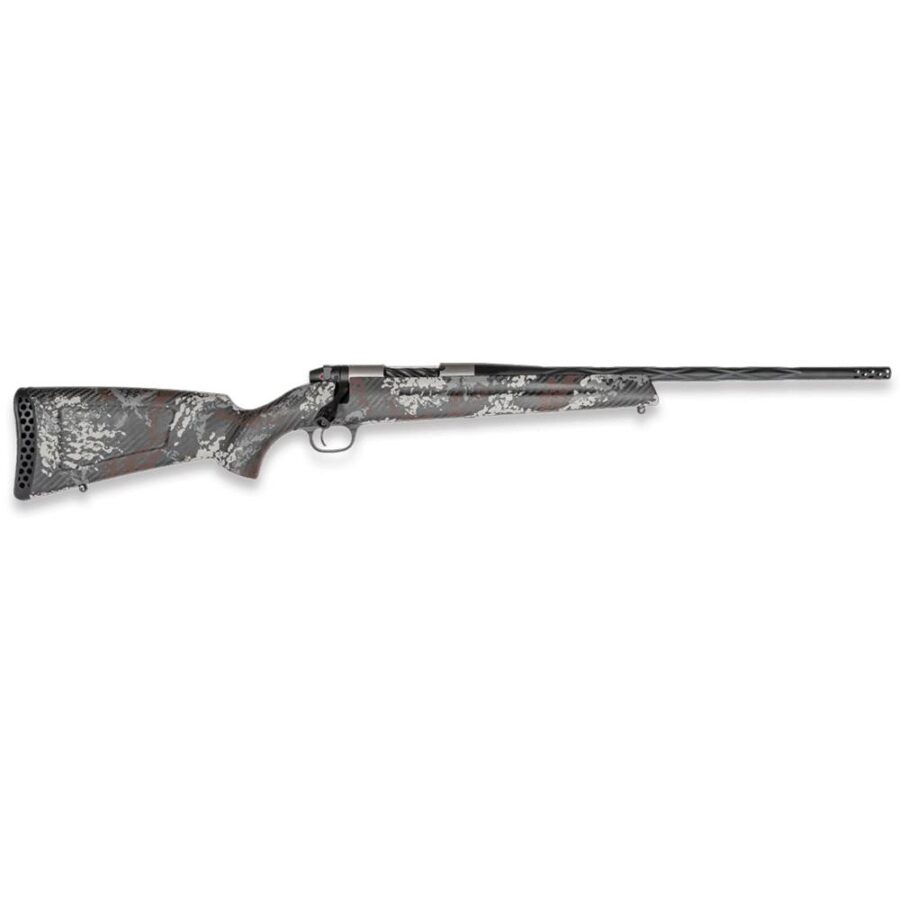 Weatherby Mark V Backcountry Capra Rifle .25 Wby RPM 2rd Capacity 21" 1/2x28 Barrel with 2" Muzzle Brake Grey Brown