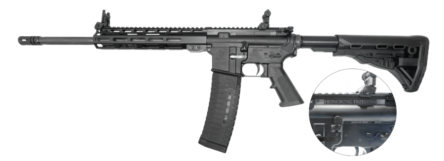 ATI AR15 MILSPORT RIA LIMITED EDITION "HONORING FREEDOM" - 5.56X45 16IN BBL 10IN MLOK FLIPUPS 60RD