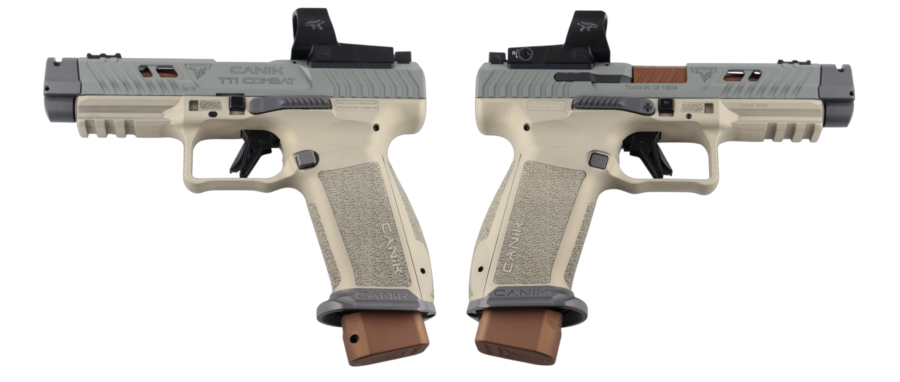 CENTURY CANIK TTI COMBAT HONEYBADGER W/MECANIK OPTIC 9MM PISTOL 4.6" 2-18RD