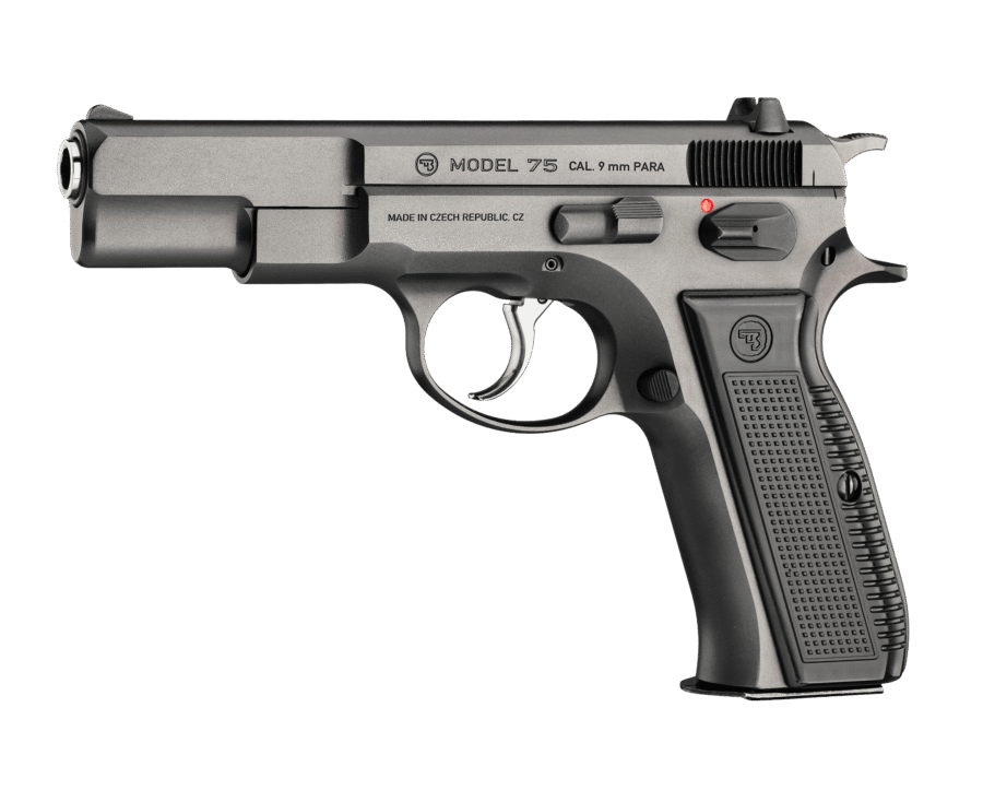 CZ 75 LEGEND 9MM PISTOL BLUED STEEL FIXED SIGHTS, MANUAL SAFETY 2-16RD