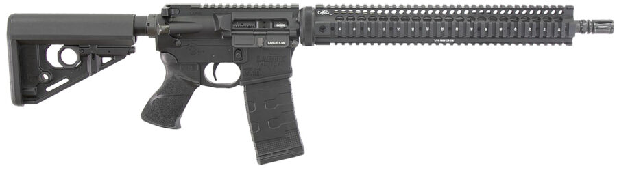 Larue Tactical LT1555616QUAD LT15  Quad Rail 5.56 30+1 16" Stealth Barrel Black Right Hand
